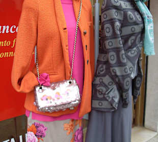 Dekoration von Geschäfen