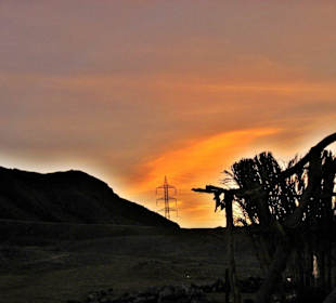 Zachód słońca na pustyni