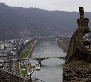 Blick von der Burg zur Mosel