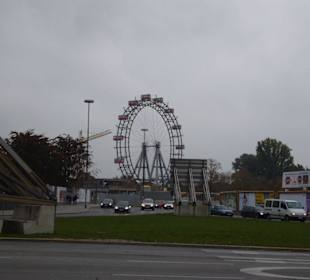 Riesenrad aus der Sicht vom "Praterstern"