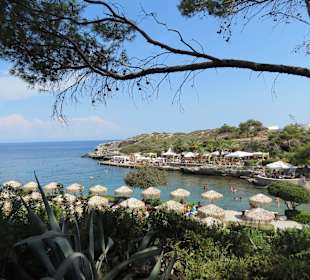 Blick auf den Strandabschnitt