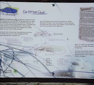 Infotafel über Baltrum