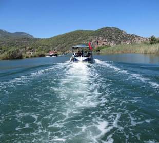 Fahrt durch die Kanäle nach Dalyan