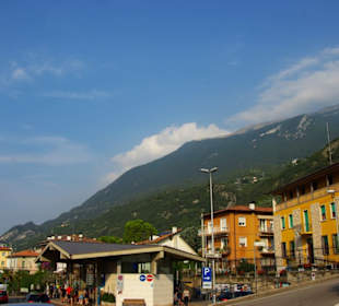 Richtung Torbole wieder