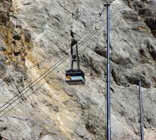 Seilbahn hoch zur Zugspitze