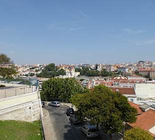 Blick  vom oberem Punkt über die Stadt