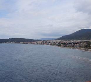 Blick auf die Promenade Özdere