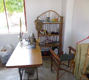 Hier werden die Sachen für DM Tours genäht