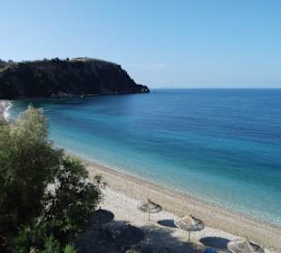 Himara - widok z hotelu