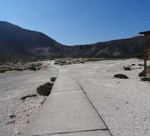 Weg zum Vulkan innerem