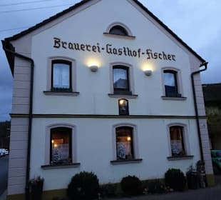 Außenansicht des Brauerei-Gasthofes Fischer