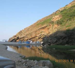 Ausgang der Schlucht mit Fluss
