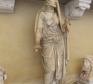 Pictures of statue in Vatican Museum, Rome, Italy 