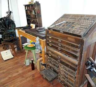 In der Sonderausstellung "Druck"