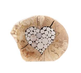 Holzdekoration aus Buchenholz