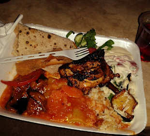 Beduinentour Essen vom Buffet