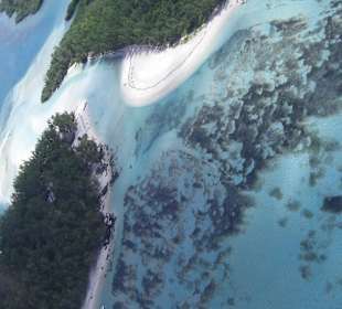 Ile aux Cerfs aus der Luft