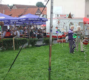 Szene bei der Kunstwoche Kleinsassen