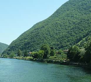 Die Brenta, in der Nähe von Bassano del Grappa