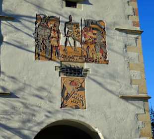 Sgraffitto am Turm