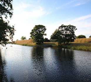 Wassergräben Zitadelle Landskrona