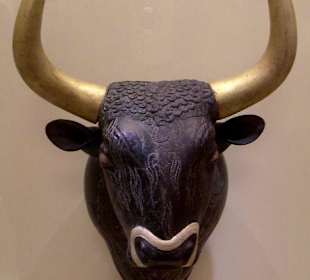 Голова быка (культовый сосуд для жертвоприношения)