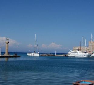 Mandraki-Hafen Rhodos