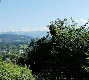Blick Richterhöhe auf die Alpen