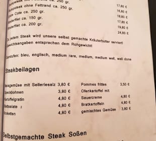 Steaks
