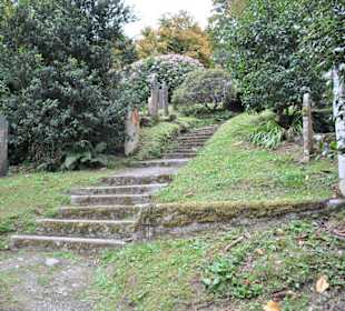 Kleine Kirche in St. Just mit Friedhof