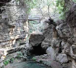 Rodini park u města Rhodos
