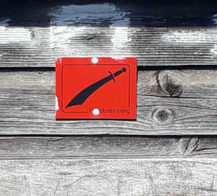 Kennzeichnung des Pandurensteig