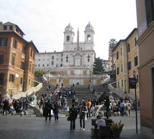 Weg zur Spanischen Treppe
