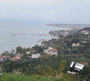 Strandblick von Burgruine