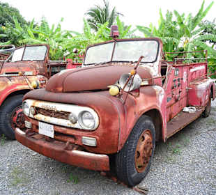 Auf dem Freigelände verrotten wahre Schätze