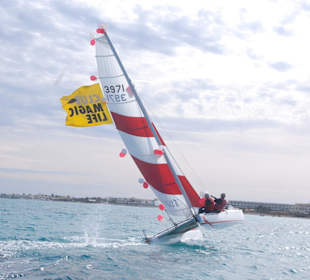 Catamaransegeln am 31.12.2010