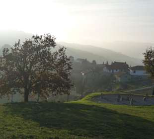 Auf dem Weg zum Friedhof
