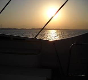 Sonnenuntergang auf dem Meer