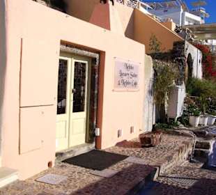 Santorin selbst im Bild Landschaft, Stadt