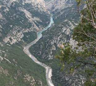 Blick in die Schlucht des Verdon