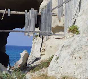 Unterhalb der Wallfahrtskirche von Tropea