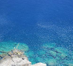 Blick von der Akropolis ins Meer