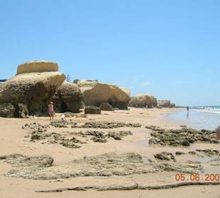 Felsenformation am Strand von Gale