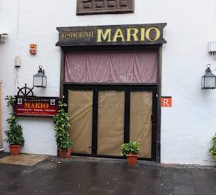 Restaurant Mario geschlossen
