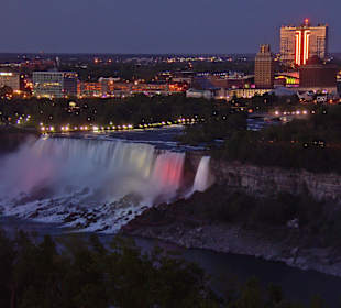 Abendstimmung an den US-Amerikanischen Fällen