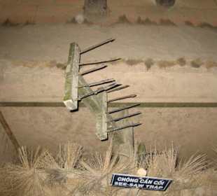 Eine Fallenart in Cu Chi.