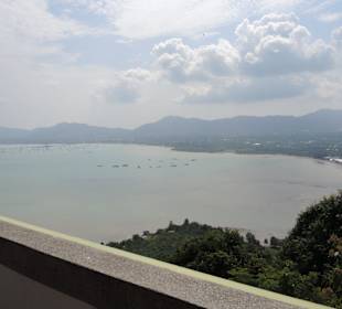 Blick auf die seichte Bucht