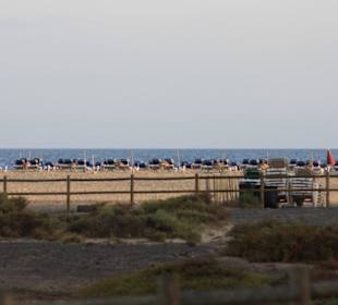Naturschutzgebiet Jandia vor dem Strand