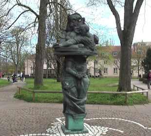 Brunnen "Rastatter Rätsel" von Jürgen Goertz Rasta
