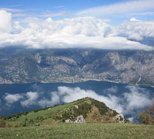 Der Gardasee von oben